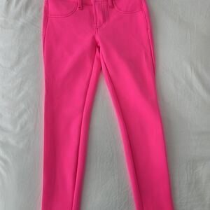 J Brand Neoprene Signal Pink  Capri Pants, Size 25 Excellent Condion